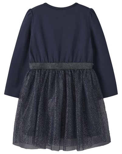 Name It - NMFOsimi Frozen Tulle Kjole - Navy Blazer